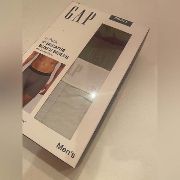 GAP Men’s 3 Pack Contour Pouch 5” Breathe Boxer Briefs Trunks Size Small 30-31 - Picture 2 of 4